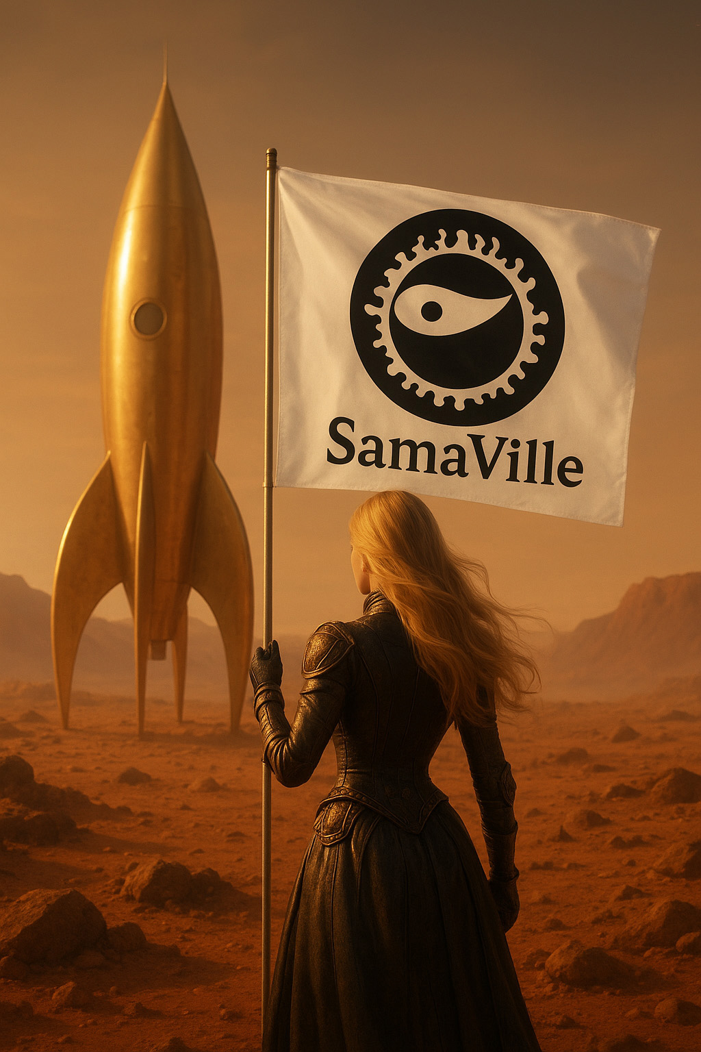 Max Von Sama - SamaVille, Mars by Max Dana