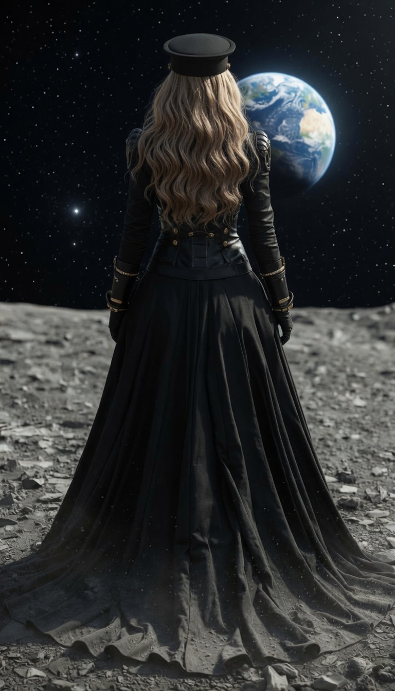Max Von Sama - Glance at Earth from the Moon by Max Dana