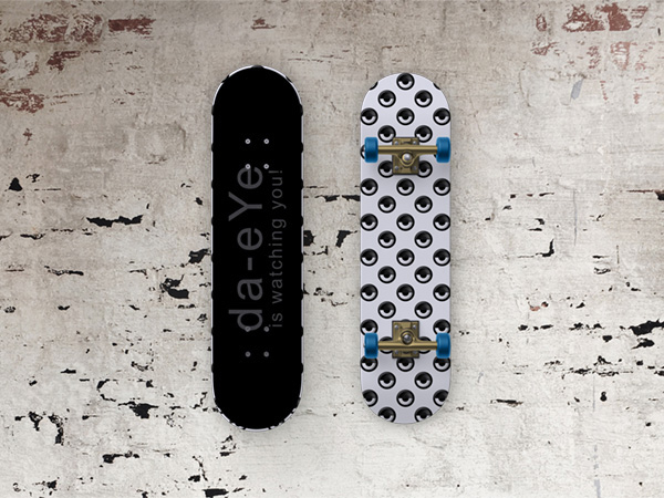 da-eYe Is Watching You! Custom Skateboards